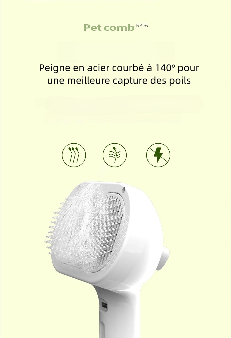 Brosse à Vaporisateur pour  Chats et Chiens