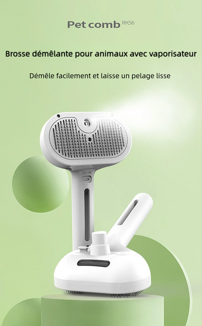 Brosse à Vaporisateur pour  Chats et Chiens