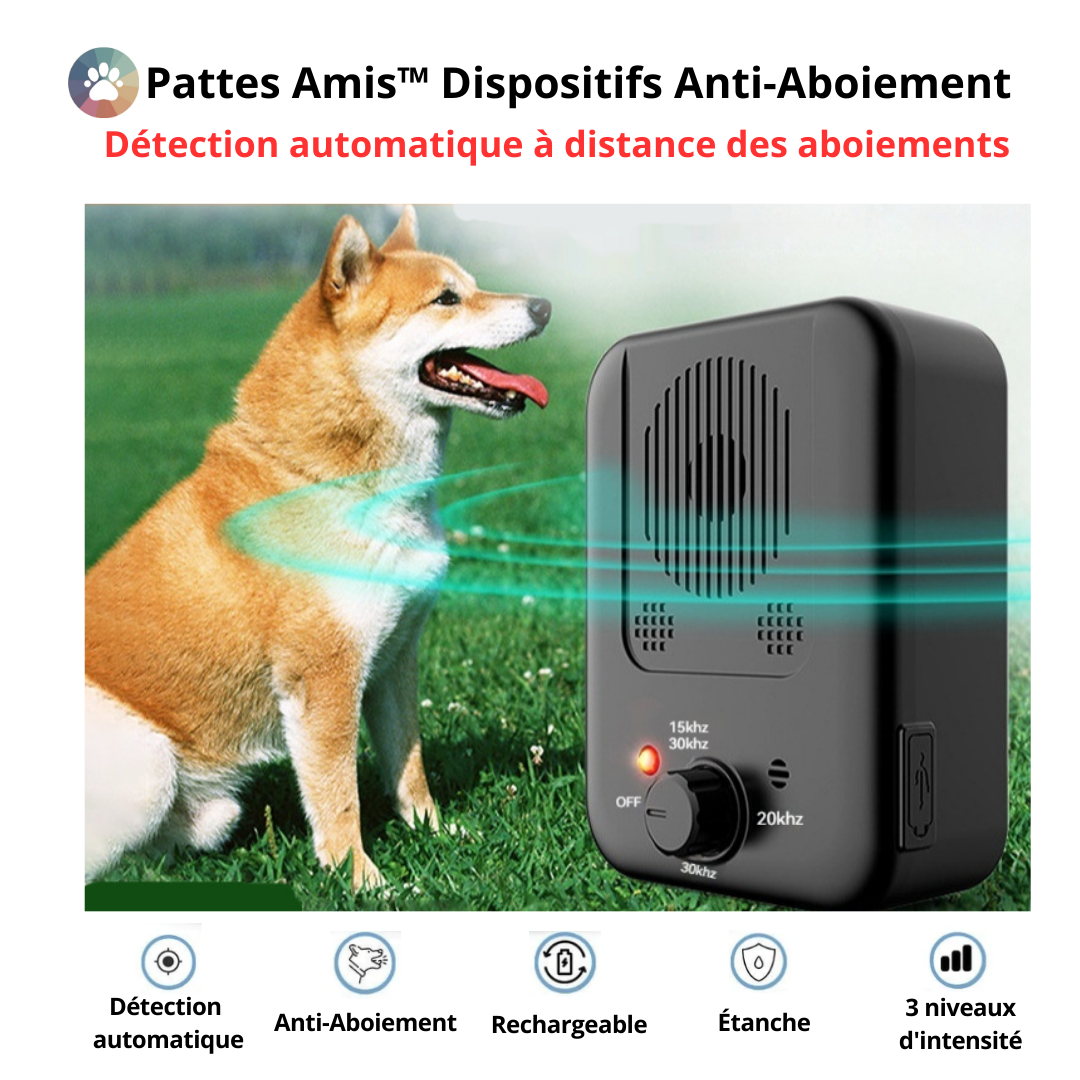 Pattes Amis™ Dispositifs Anti-Aboiement